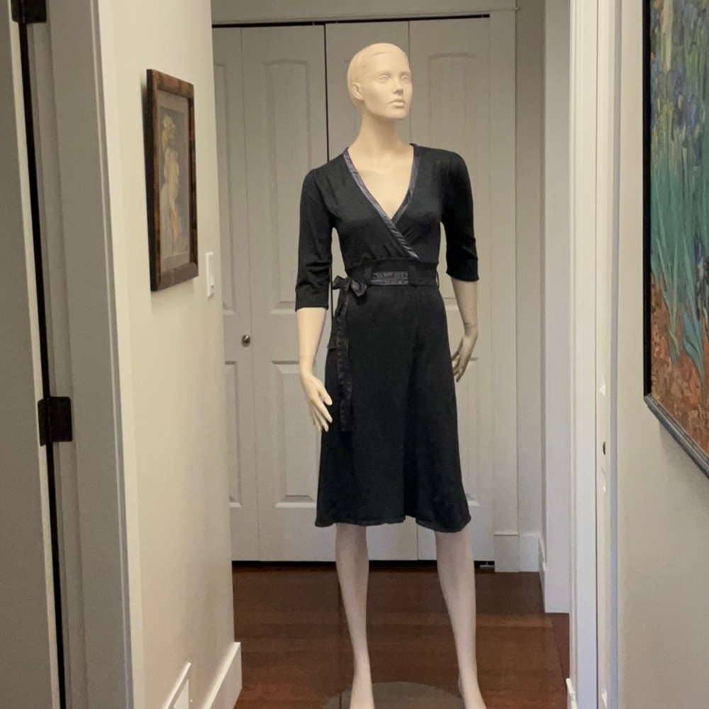 April Cornell Women’s Grey Fine Knit Dress Size Medium
